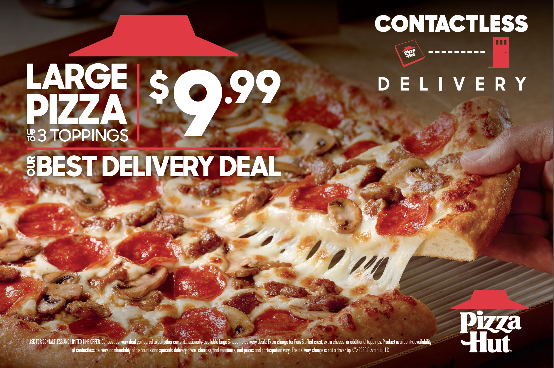 From Our Hut To Yours Pizza Hut Has Family Mealtime Covered With Best Delivery Deal Yet New 9 99 Large 3 Topping Pizza Hut Life Official Pizza Hut Blog