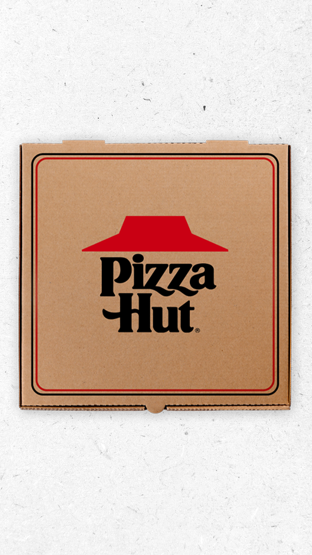 pizza hut pizza box