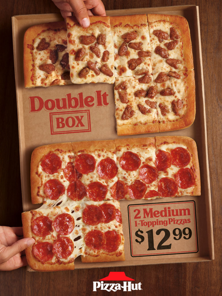 A box of pizza

Description automatically generated