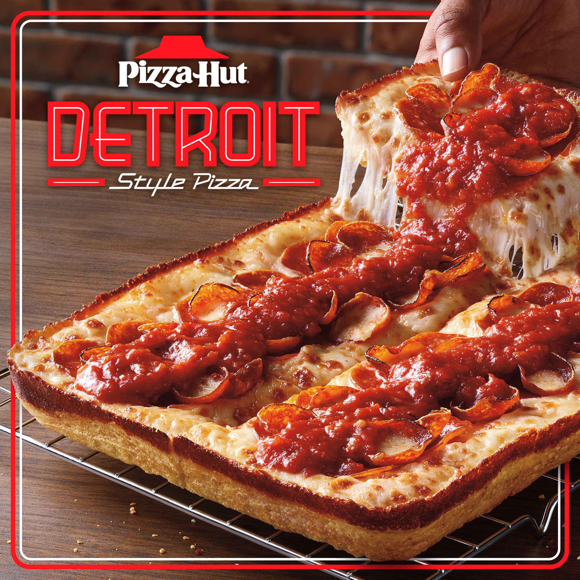 Back By Popular Demand Pizza Hut® DetroitStyle Returns Nationwide