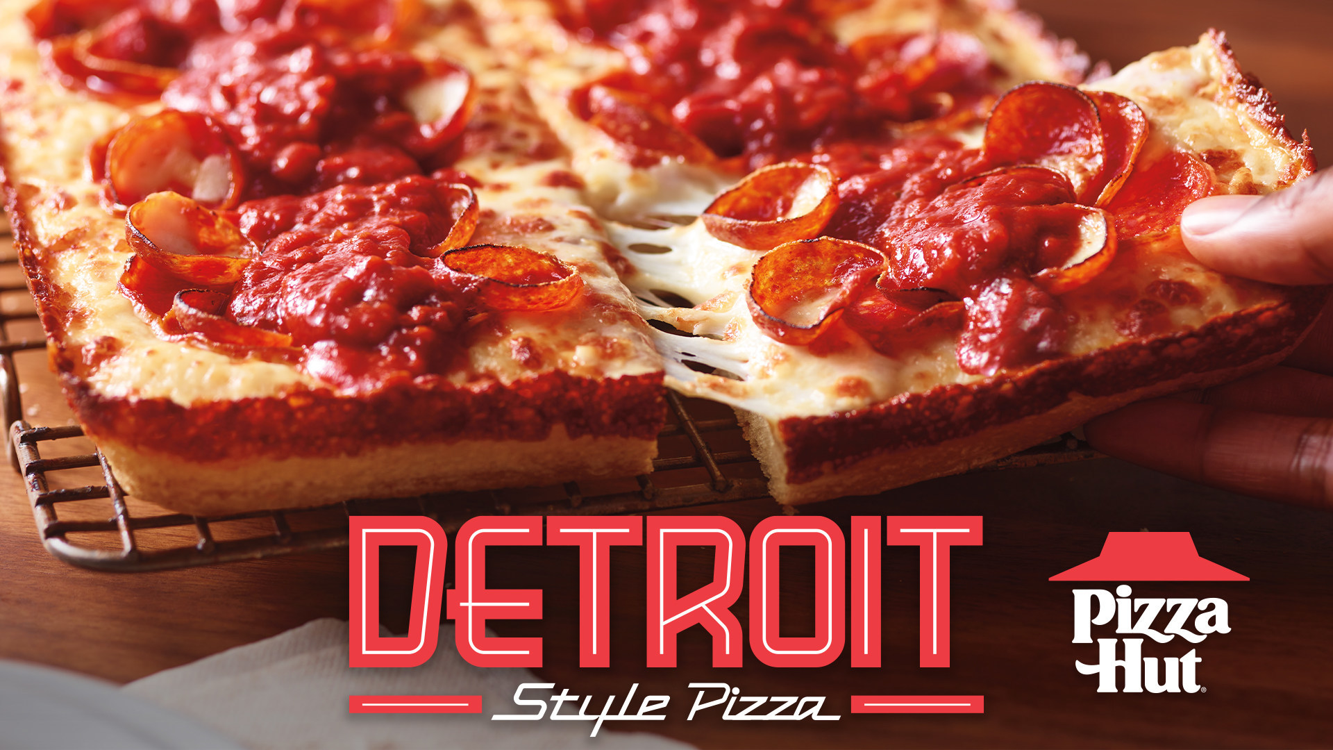 "AYO HEADED TO THE HUT RIGHT NOW!" DETROITSTYLE RETURNS TO PIZZA HUT