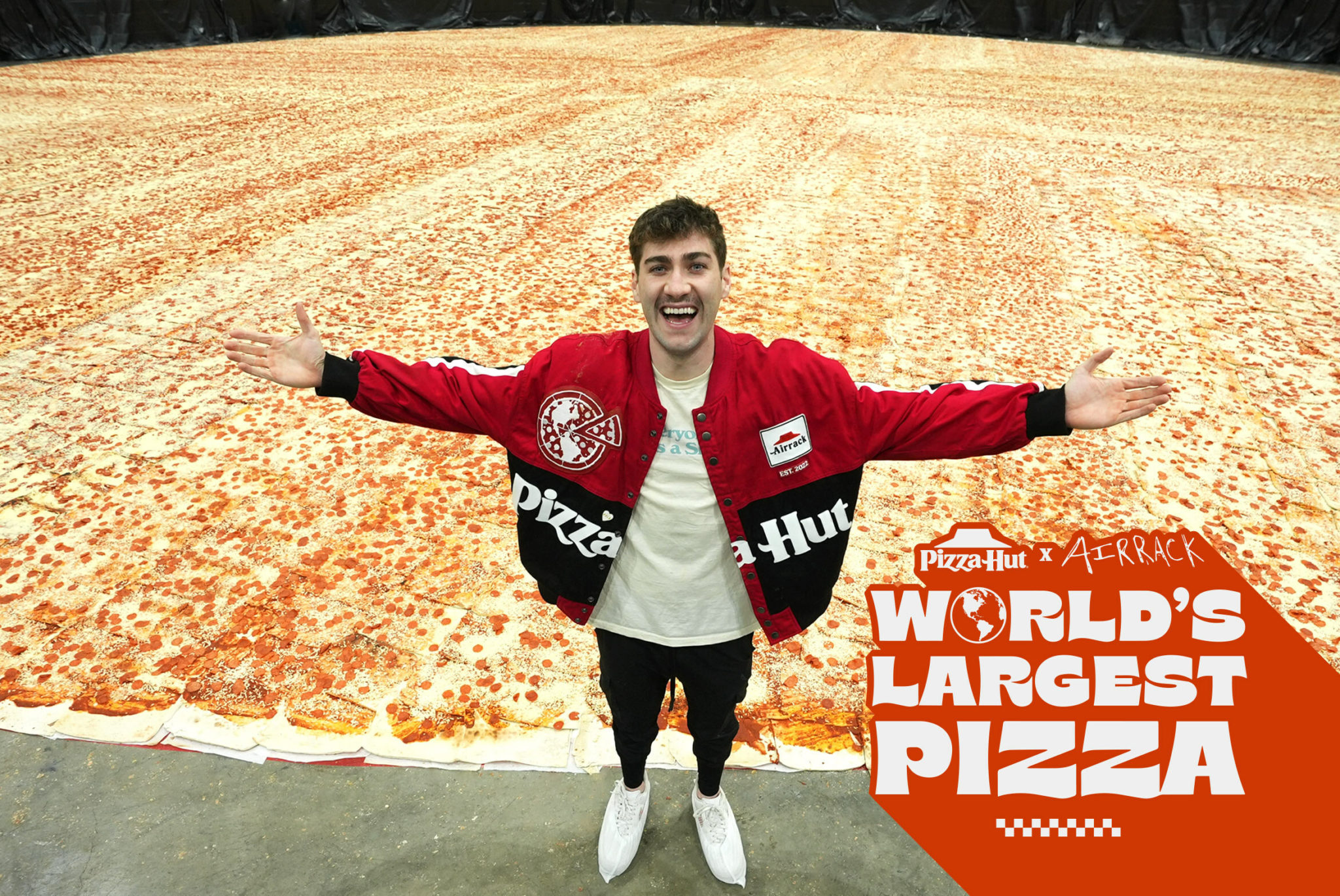 Airrack & Pizza Hut Break GUINNESS WORLD RECORDS™ Title for World's