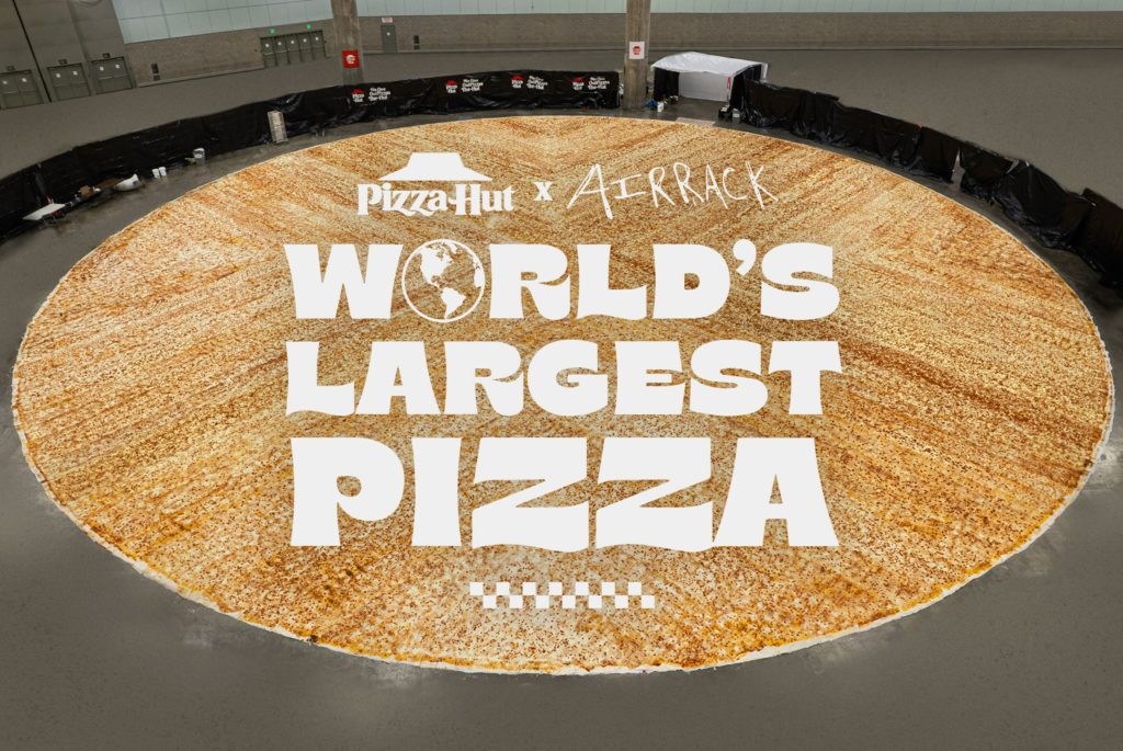 Airrack & Pizza Hut Break GUINNESS WORLD RECORDS™ Title for World's