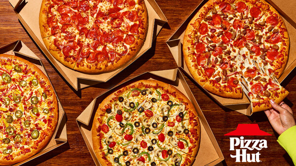 PIZZA HUT® IS HOOKING YOU UP WITH THE NEW HUT LOVER’S PIZZAS®: FOUR LEGENDARY PIZZAS. ONE UNDENIABLE PRICE. PIZZA HUT® IS HOOKING YOU UP WITH THE NEW HUT LOVER’S PIZZAS®: FOUR LEGENDARY PIZZAS. ONE UNDENIABLE PRICE.